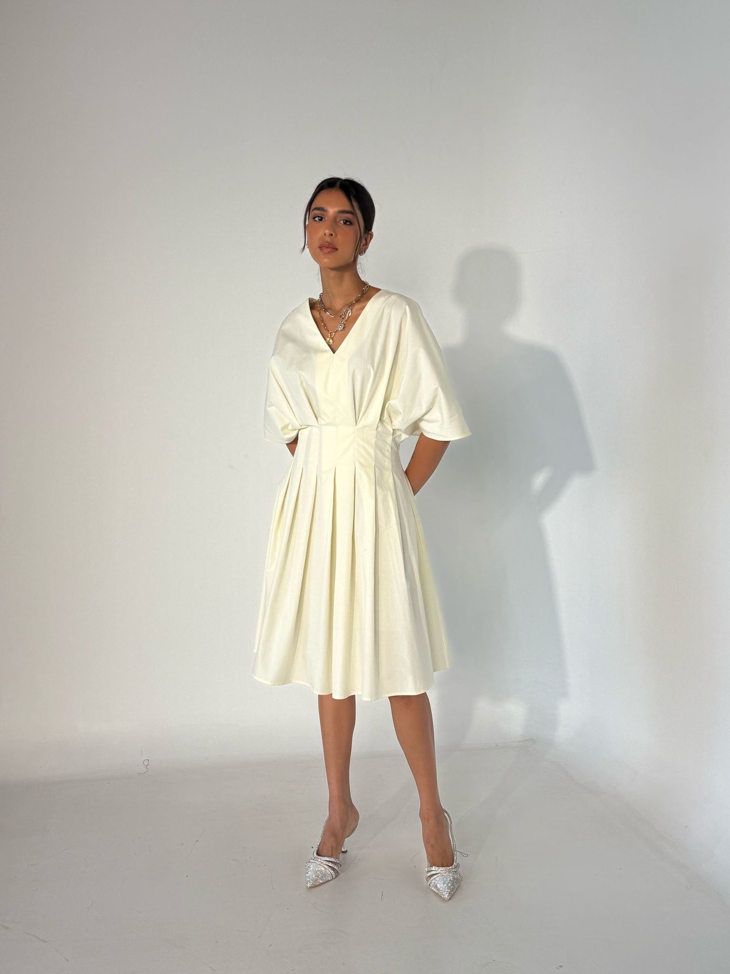 LIA DRESS - IVORY