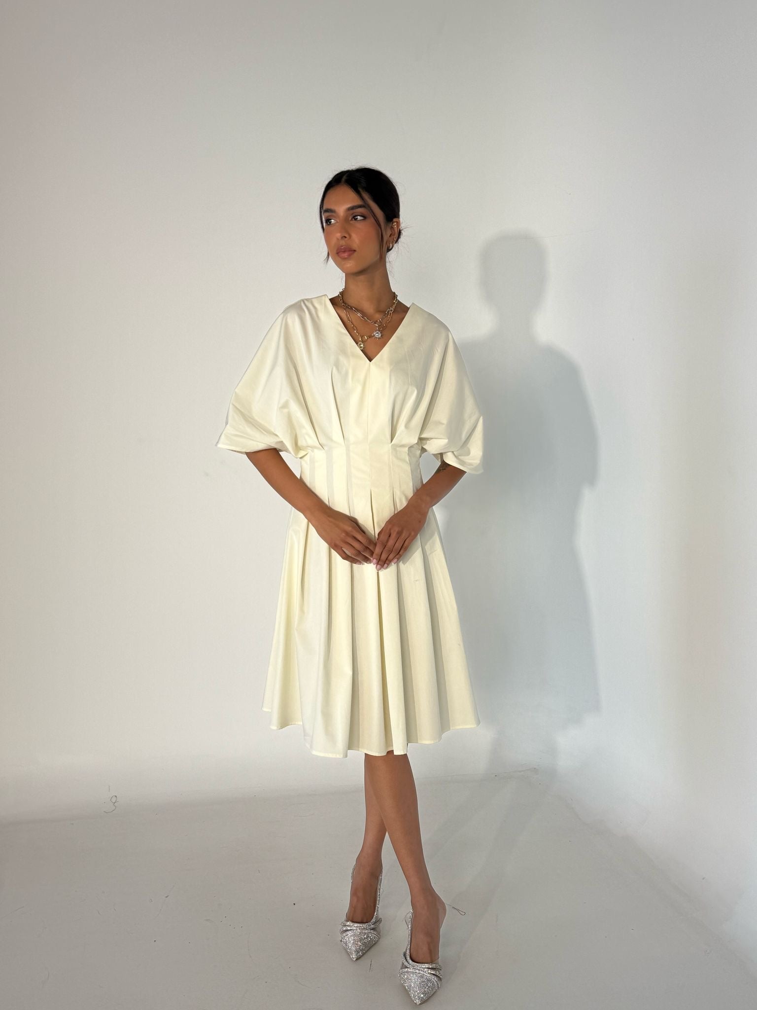 LIA DRESS - IVORY