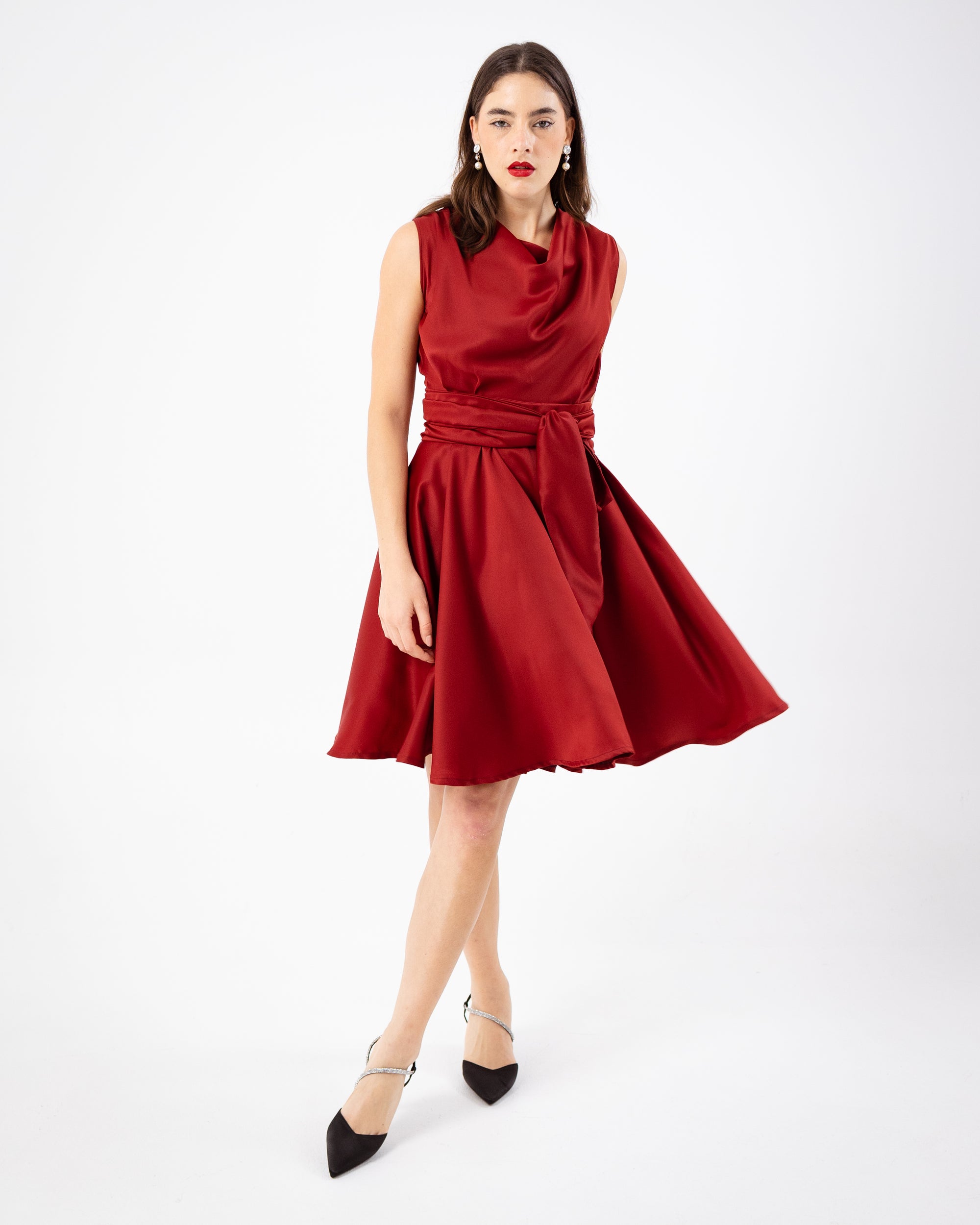 VENISE DRESS - ROUGE