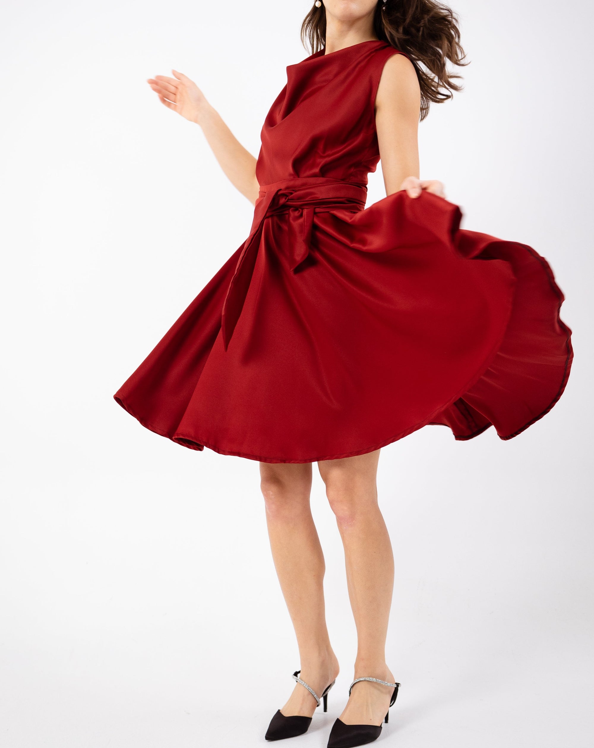 VENISE DRESS - ROUGE