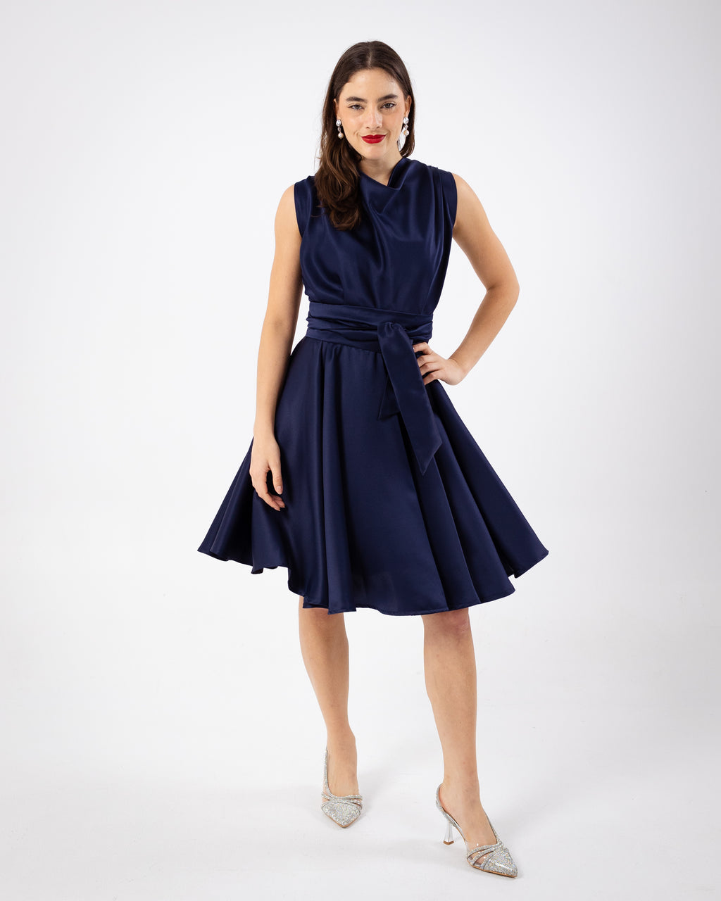 VENISE DRESS - NAVY
