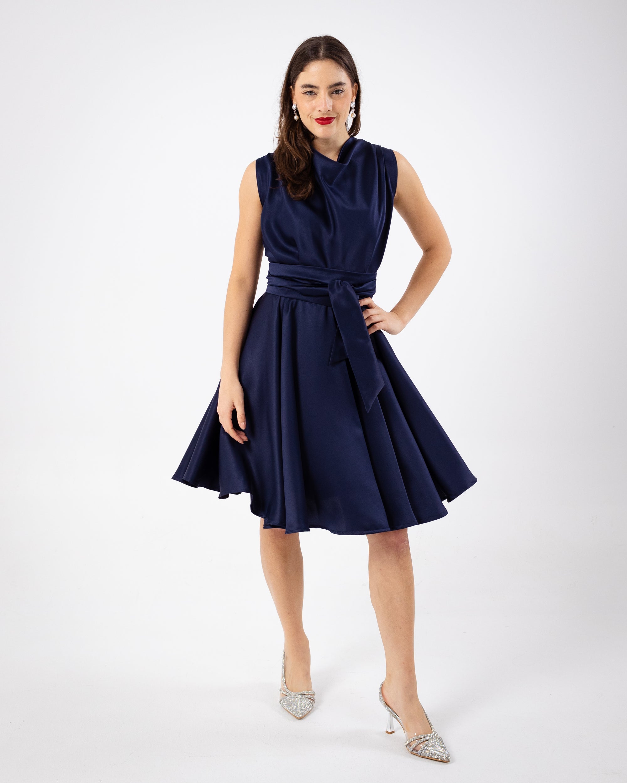VENISE DRESS - NAVY