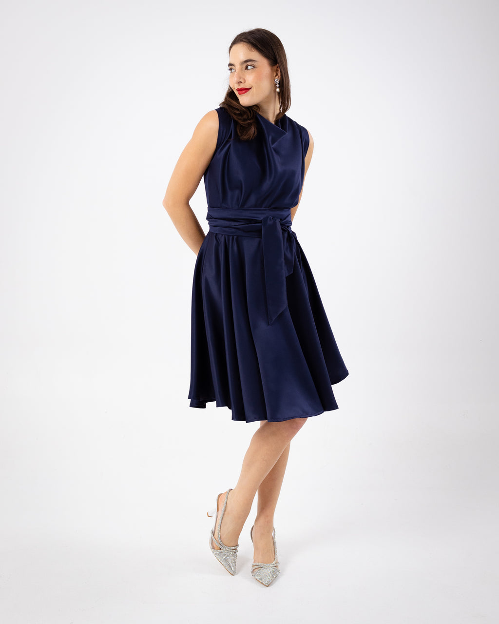 VENISE DRESS - NAVY