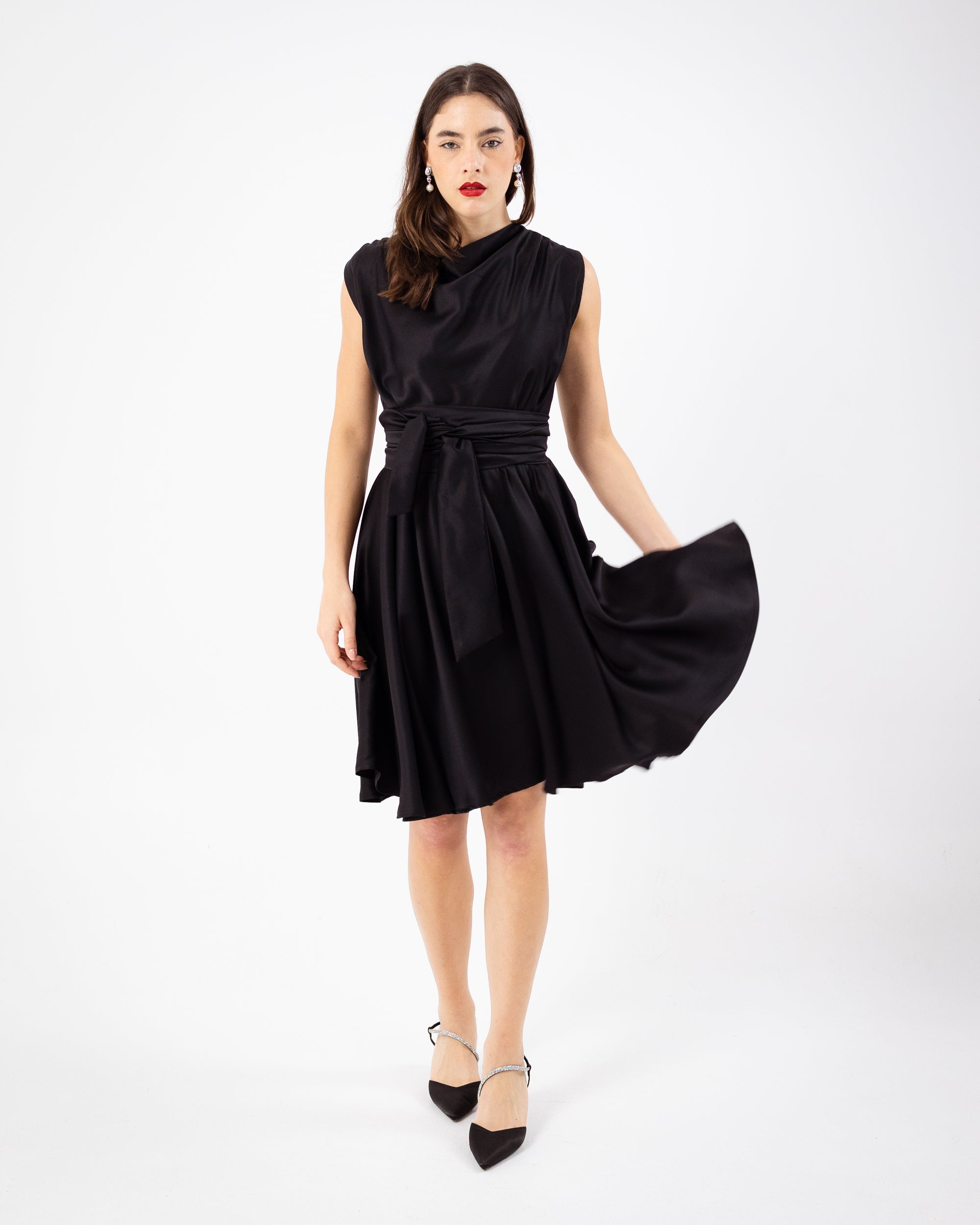 VENISE DRESS - NOIR