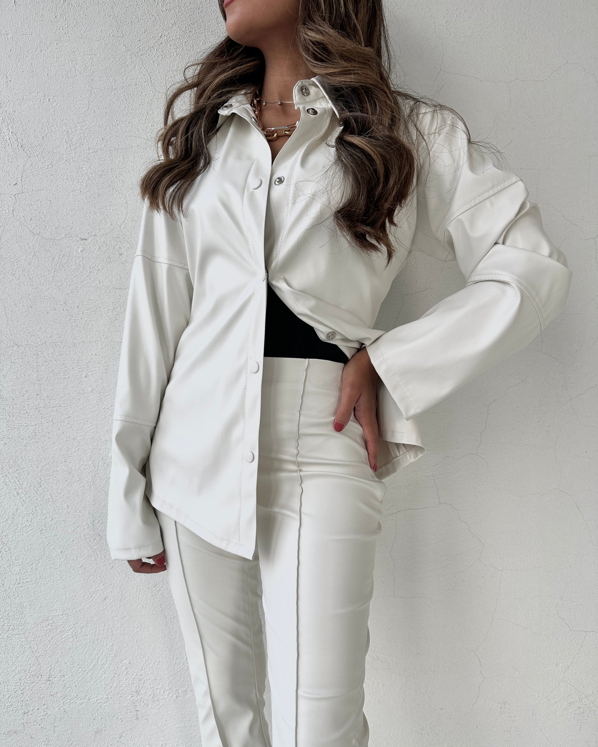 LEATHER SET - OFFWHITE