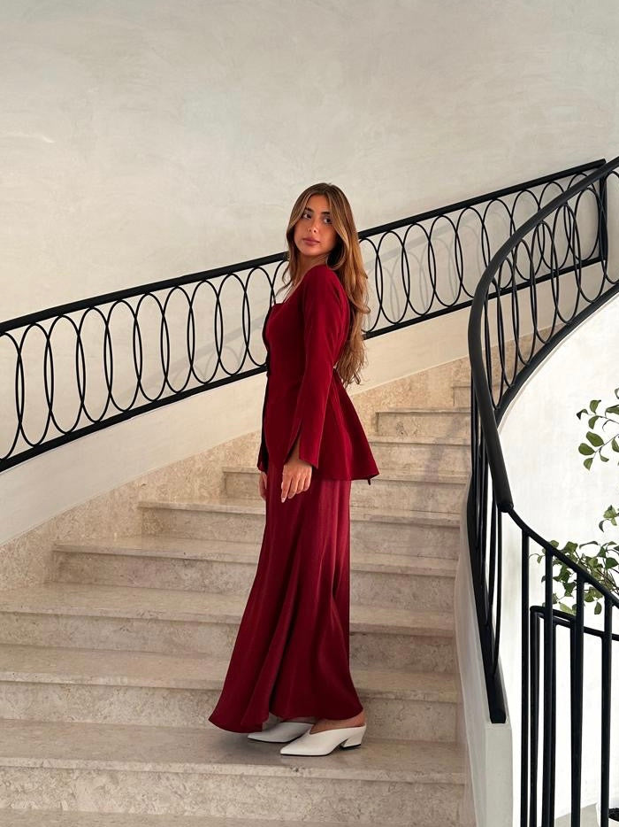 LILY SET- ROUGE