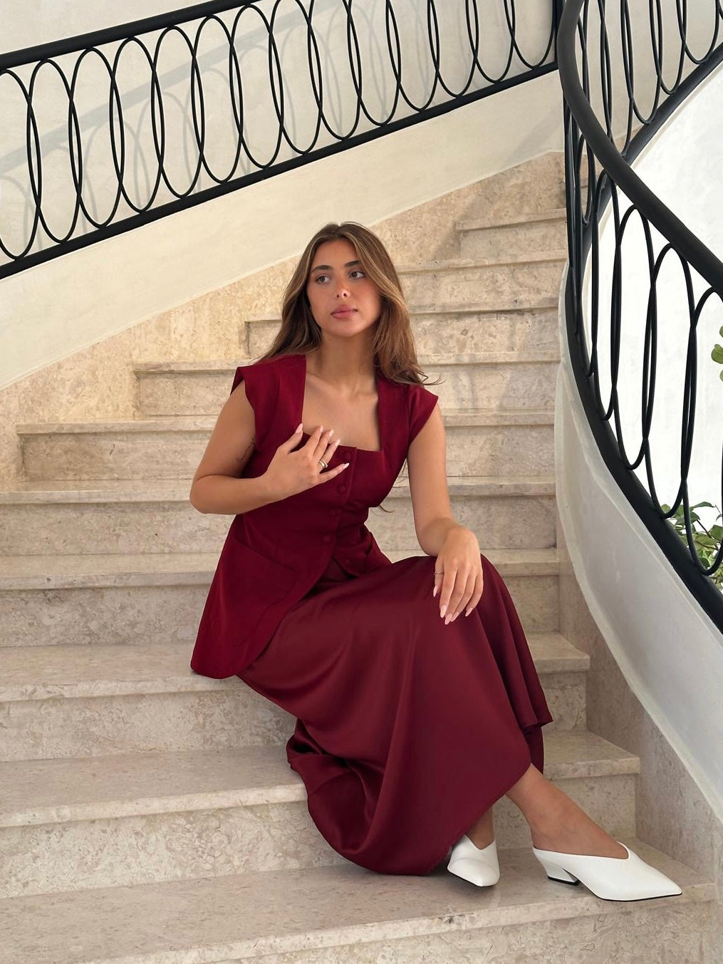 LILY SET- ROUGE