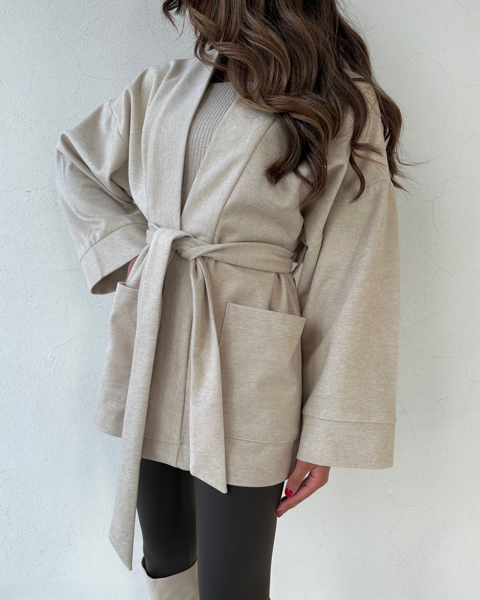 WOOL JACKET - OAT