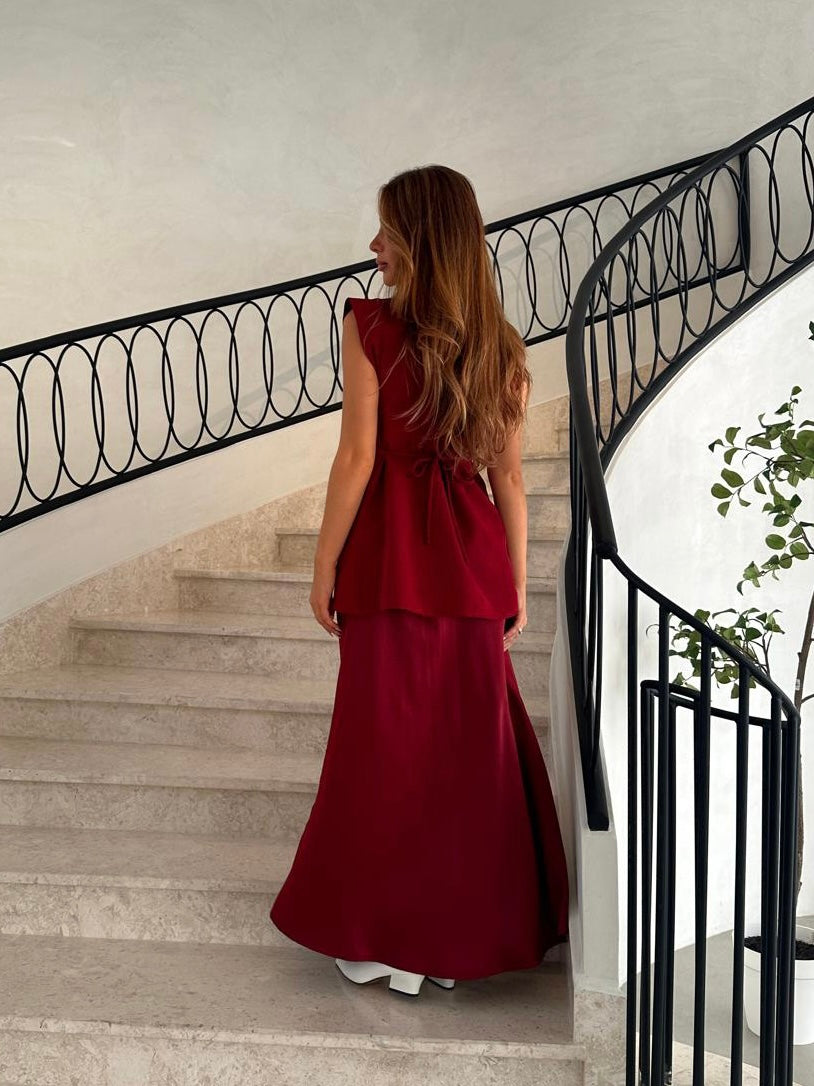 LILY SET- ROUGE