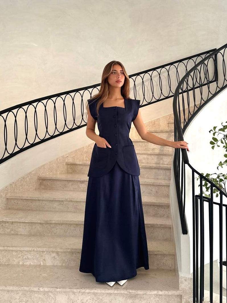LILY SET- NAVY
