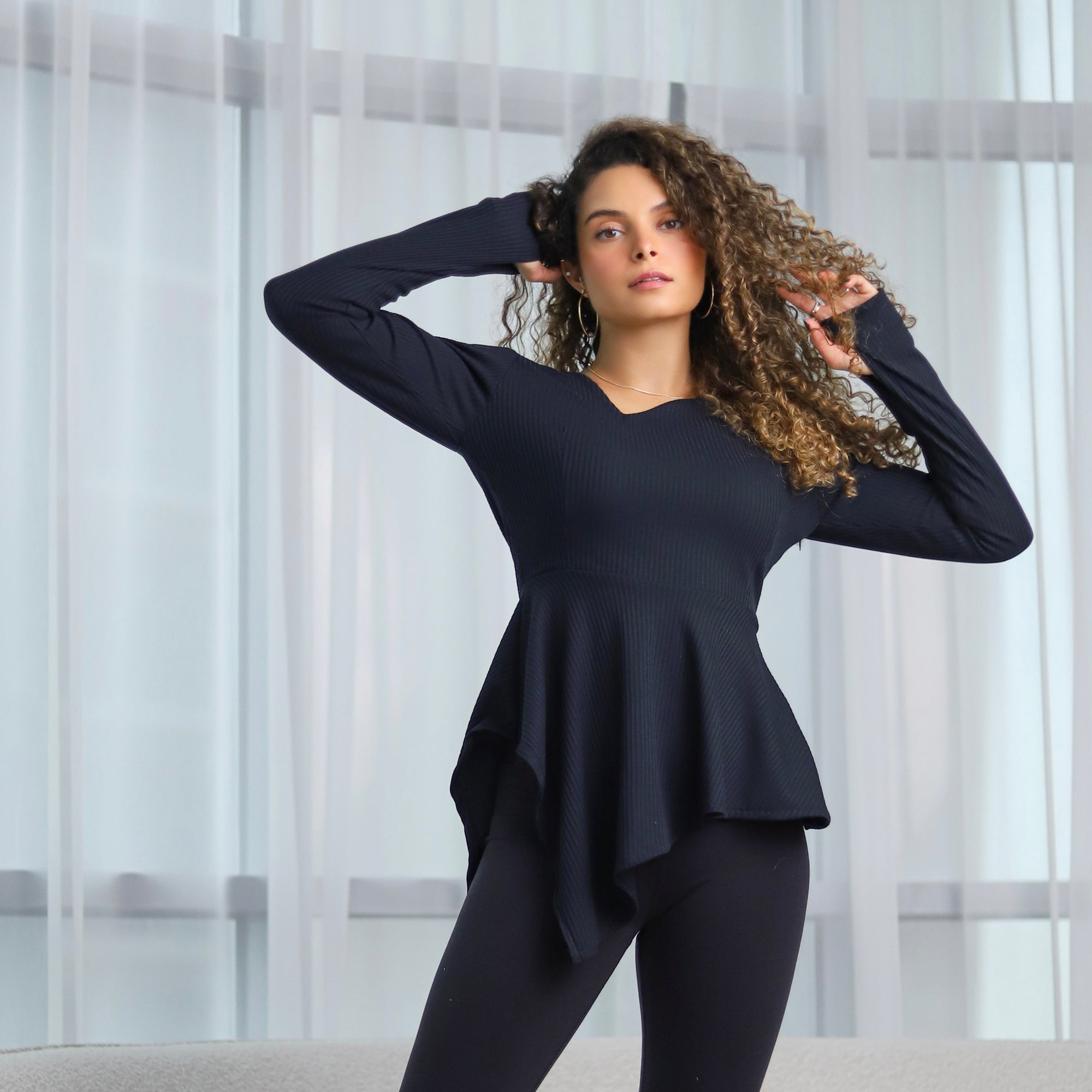 SIDE CUT TOP - NAVY