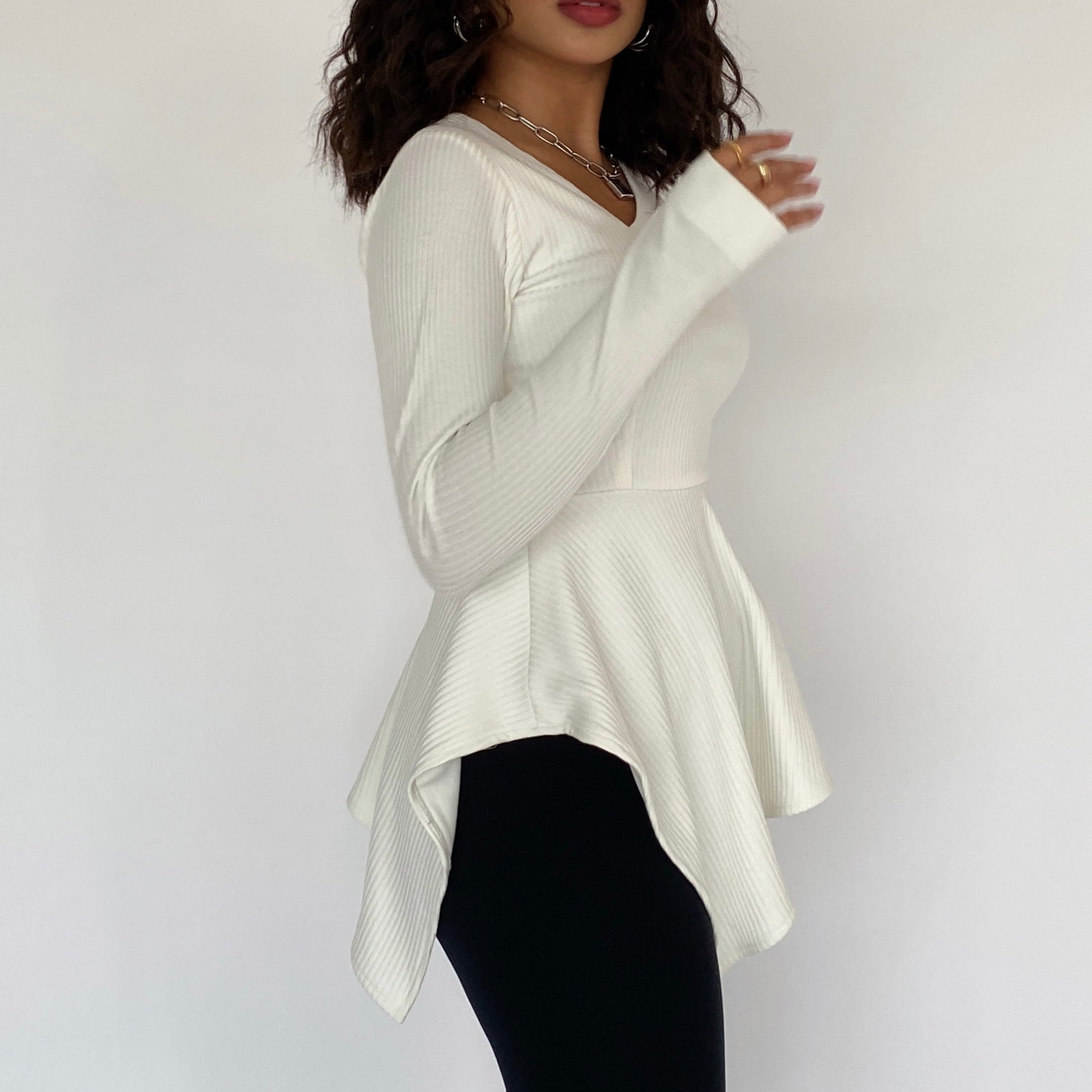 SIDE CUT TOP - SNOW