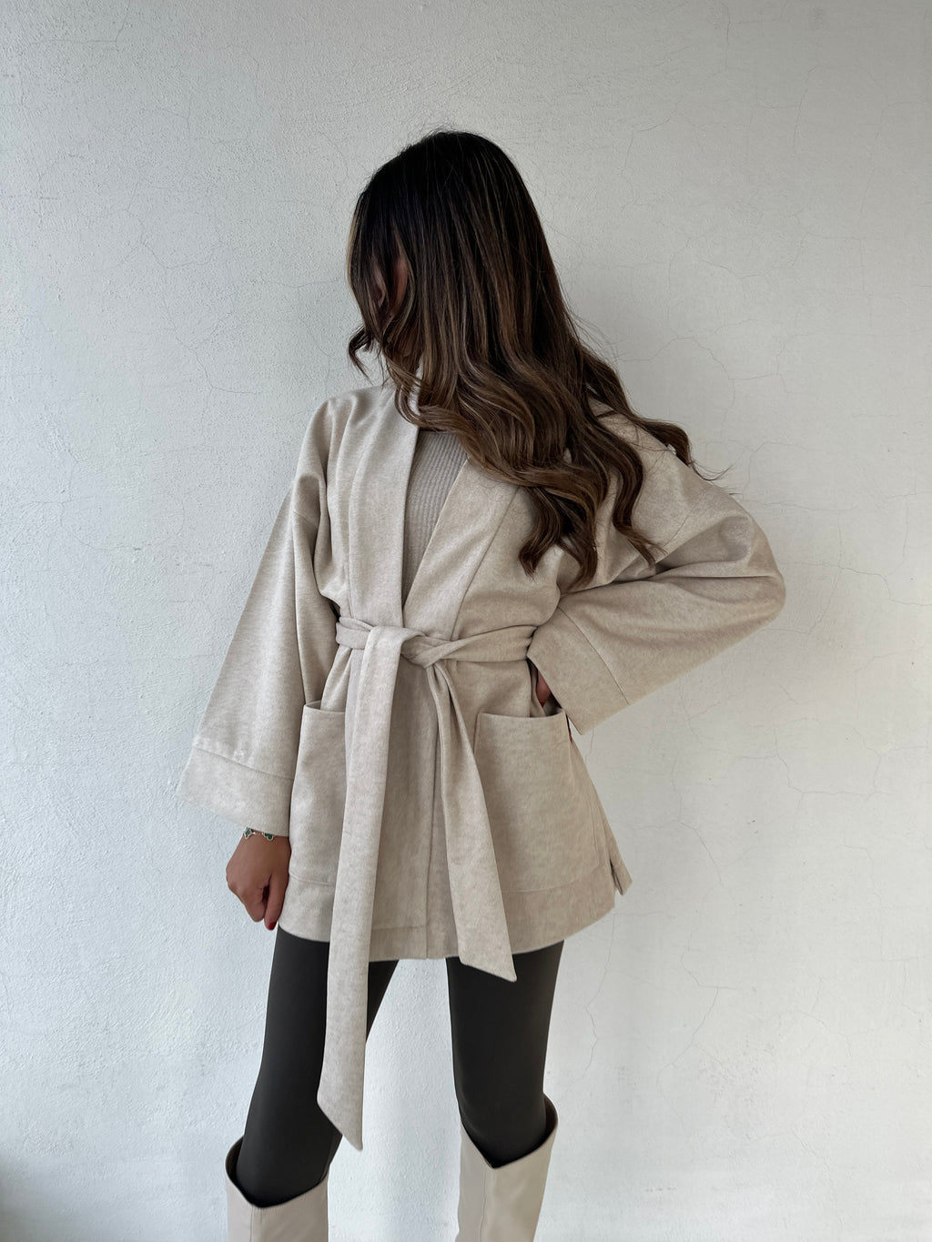 WOOL JACKET - OAT