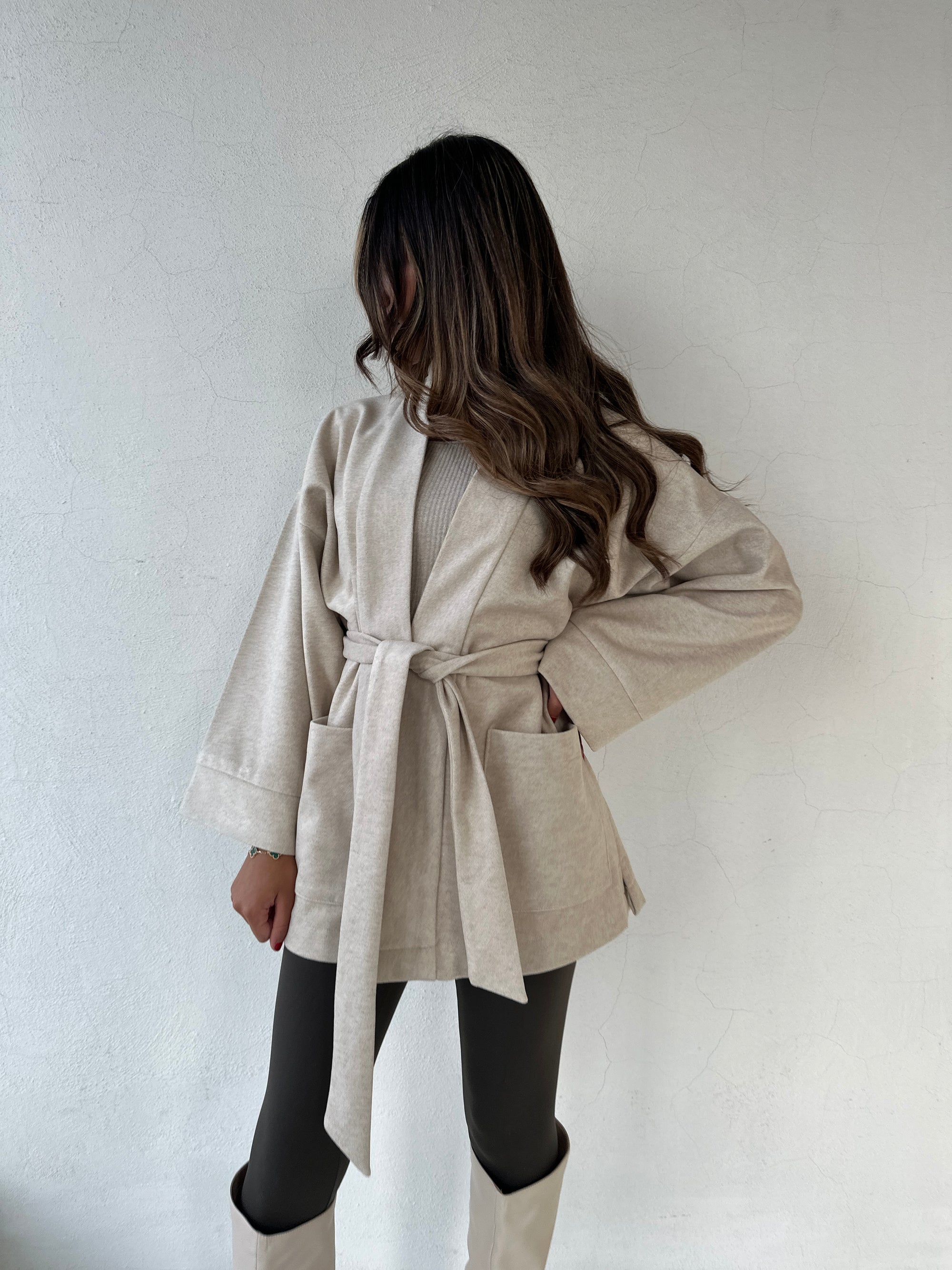 WOOL JACKET - OAT