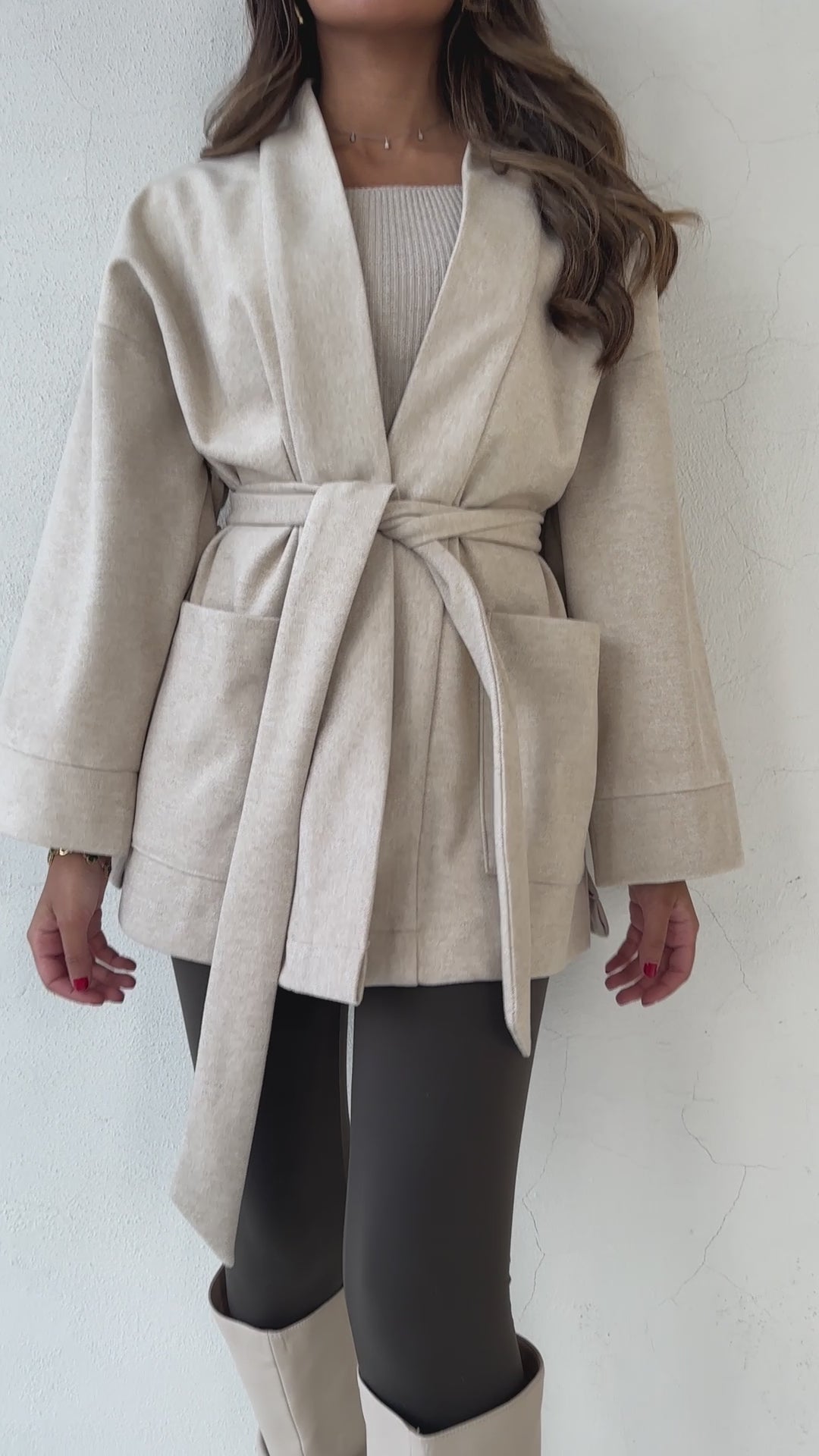 WOOL JACKET - OAT